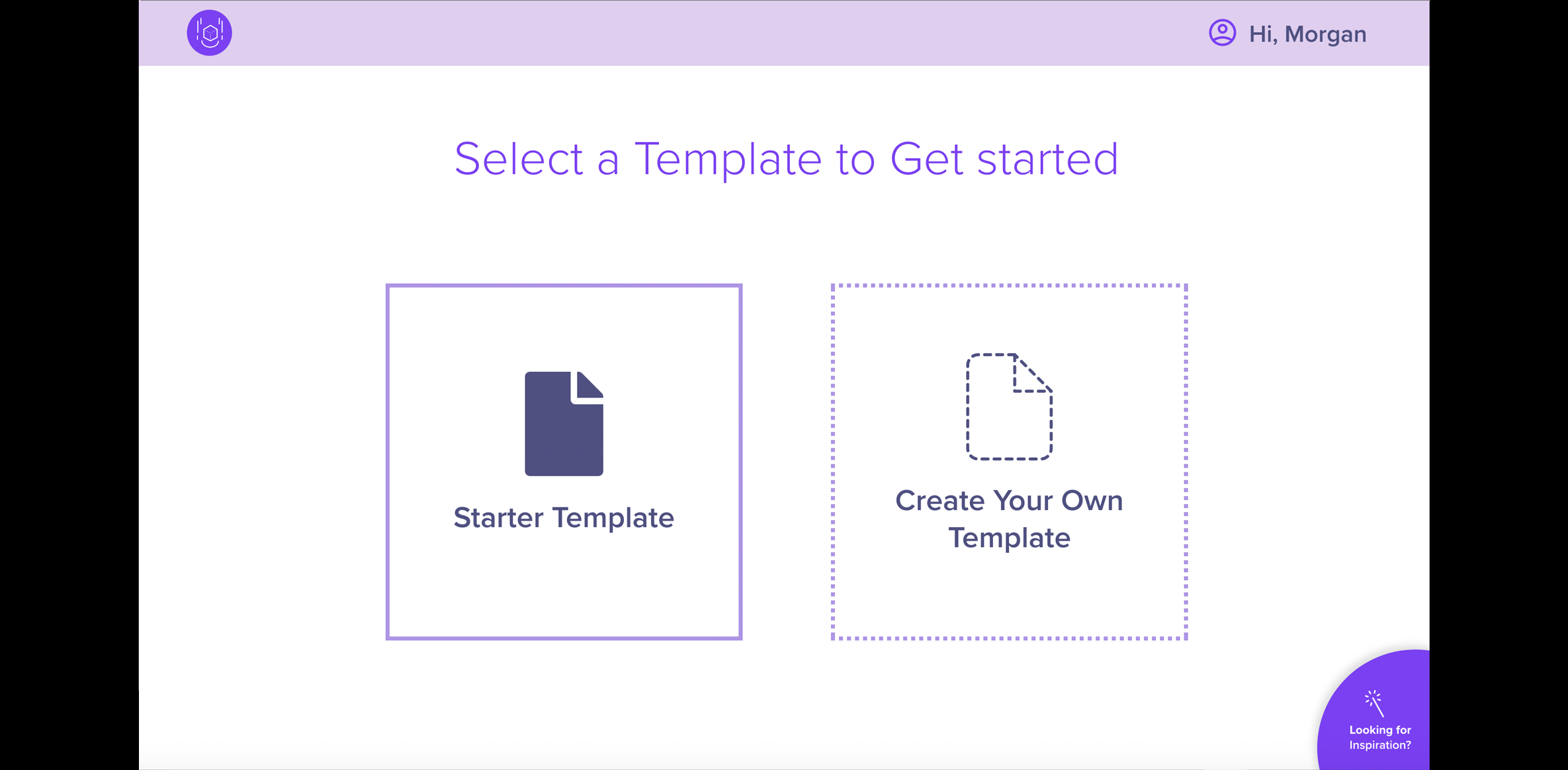Select Template to Get Started