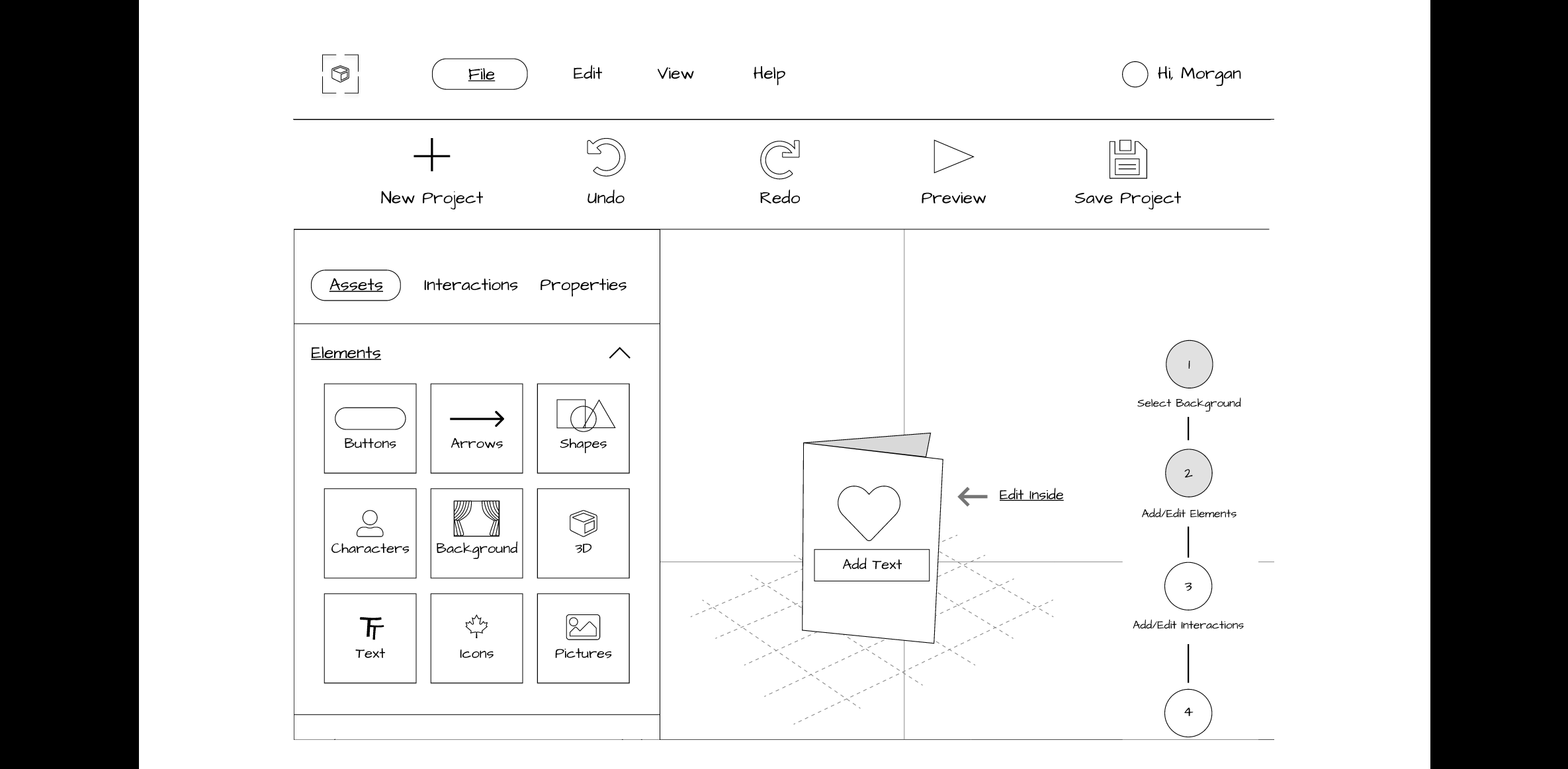 Add elements to card